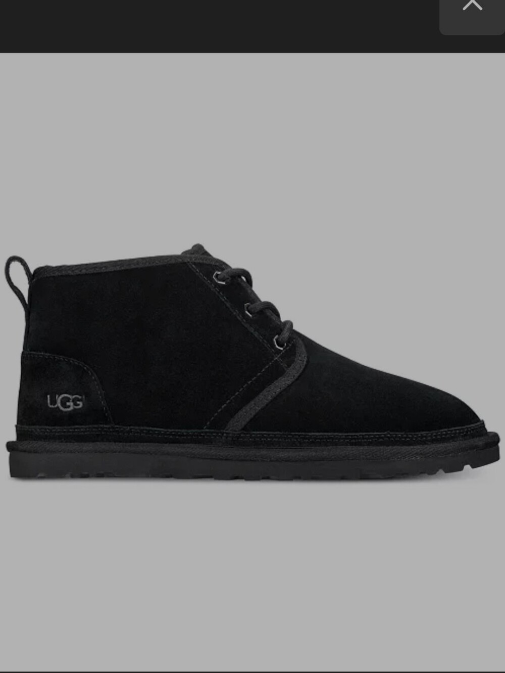 UGG Men’s Black Chukka Boot - Suede Lace-Up